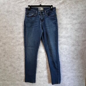 Signature Levi Strauss & Co Womens The Skinny Jeans Dark Wash Denim size 6